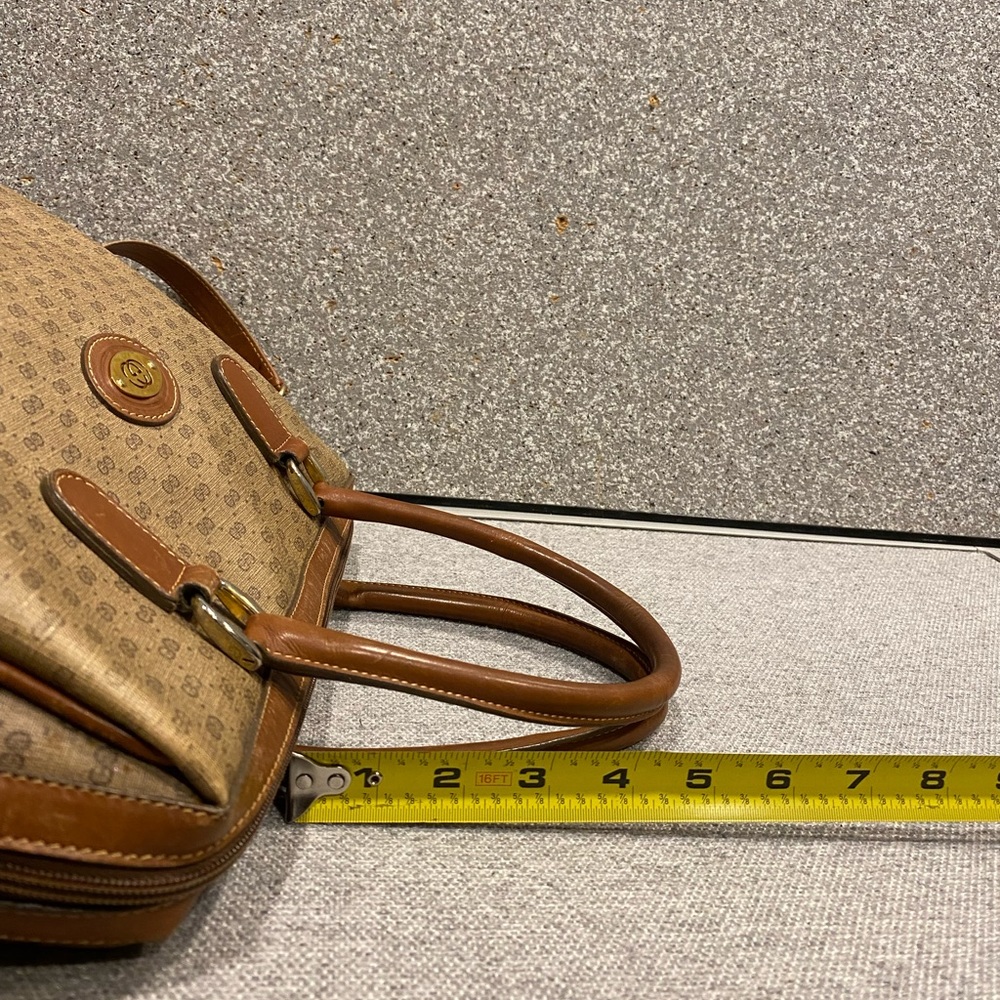 Vintage Gucci Monogram Handbag Crossbody With Shoulder Strap - Picture 4 of 16